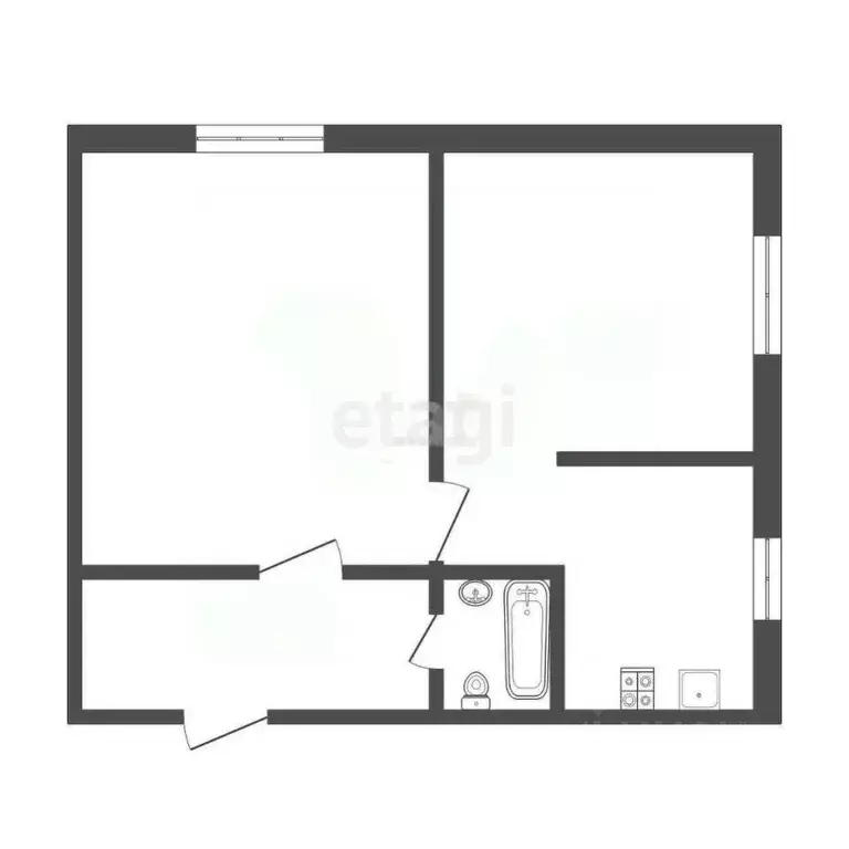 Комната Смоленская область, Смоленск просп. Гагарина, 68 (40.6 м) - Фото 1