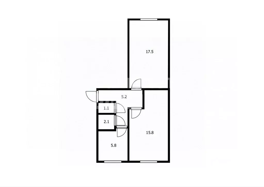 2-к кв. Кировская область, Киров ул. Лепсе, 49А (48.0 м) - Фото 1