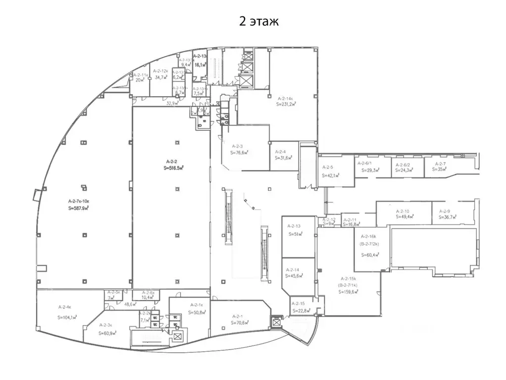 Офис в Санкт-Петербург просп. Испытателей, 30к2 (3148 м) - Фото 2