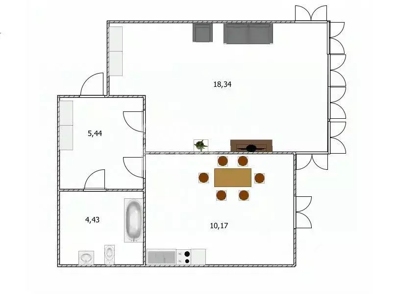 1-к кв. Ульяновская область, Ульяновск ул. Аблукова, 18 (38.38 м) - Фото 1