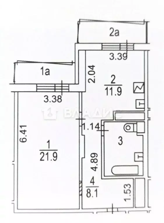 1-к кв. Москва ул. Академика Анохина, 2К3 (48.0 м) - Фото 1