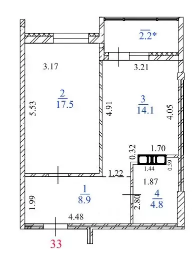 1-к кв. Самарская область, Тольятти ул. Фрунзе, 2В (47.5 м) - Фото 0