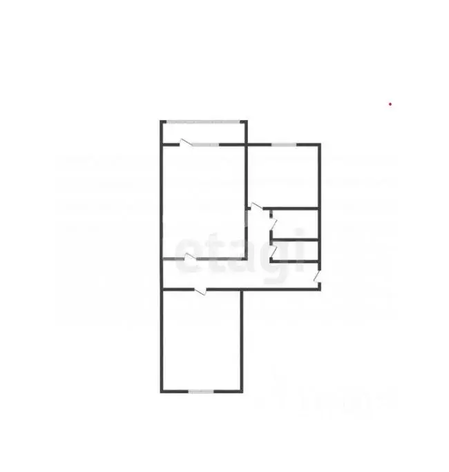 2-к кв. Курская область, Курск ул. Энгельса, 86 (43.6 м) - Фото 1
