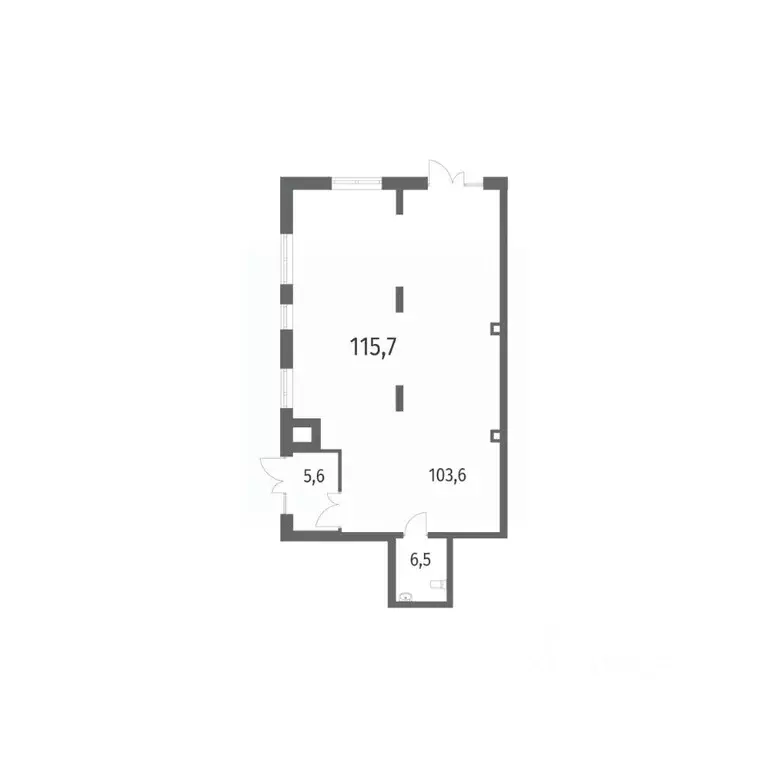 Помещение свободного назначения в Санкт-Петербург ул. Академика ... - Фото 2