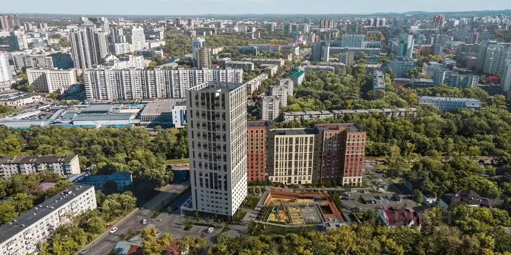 1-к кв. Хабаровский край, Хабаровск ул. Джамбула, 3 (37.1 м) - Фото 1