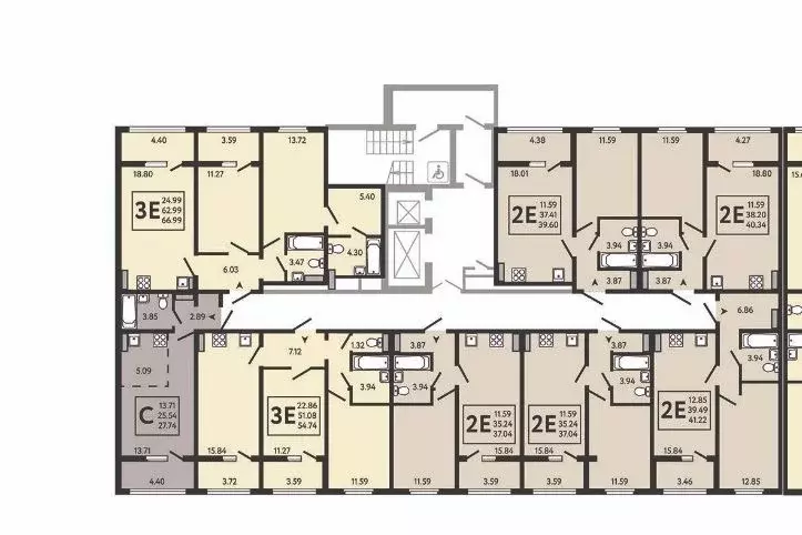 2-к кв. Воронежская область, с. Новая Усмань, Ольха мкр  (54.74 м) - Фото 2