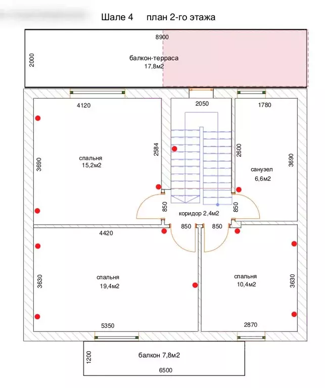 Дом в Пермский край, Пермский район, д. Жебреи ул. Родниковая (160 м) - Фото 2