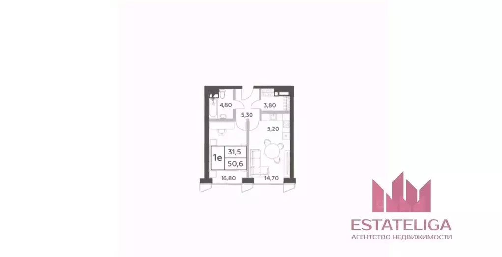 1-к кв. Москва просп. Генерала Дорохова, 49вл1 (50.6 м) - Фото 2