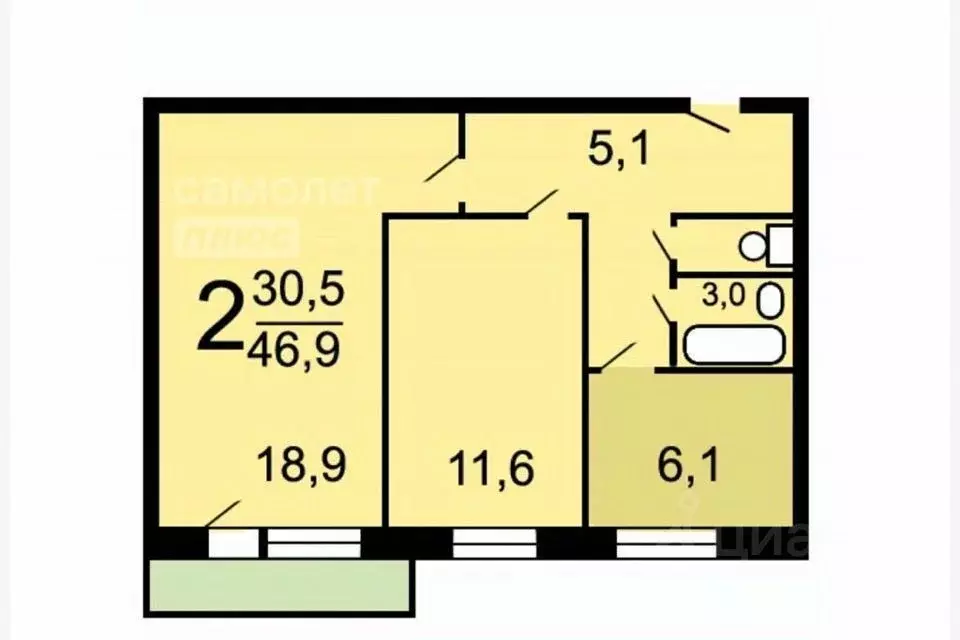 2-к кв. Москва Грайвороновская ул., 14К2 (44.6 м) - Фото 1