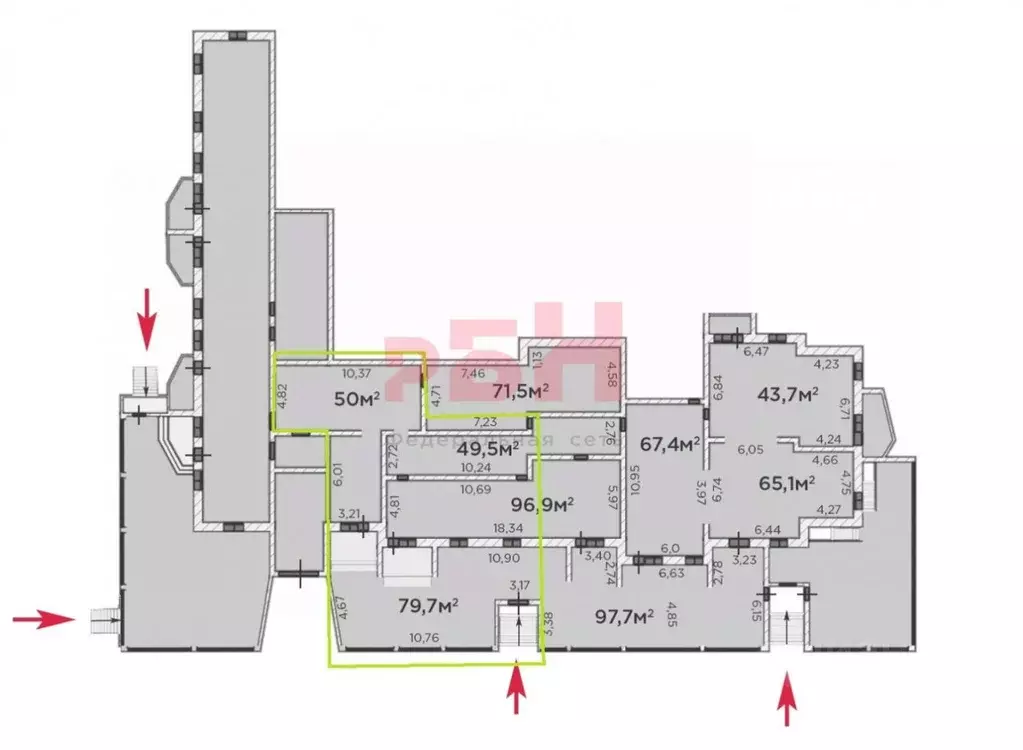 Торговая площадь в Тюменская область, Тюмень Олимпийская ул., 11 (232 ... - Фото 2