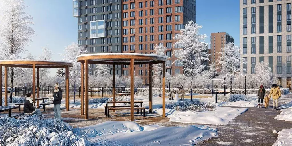 1-к кв. Московская область, Балашиха Квартал Авиаторов жилой комплекс, ... - Фото 2