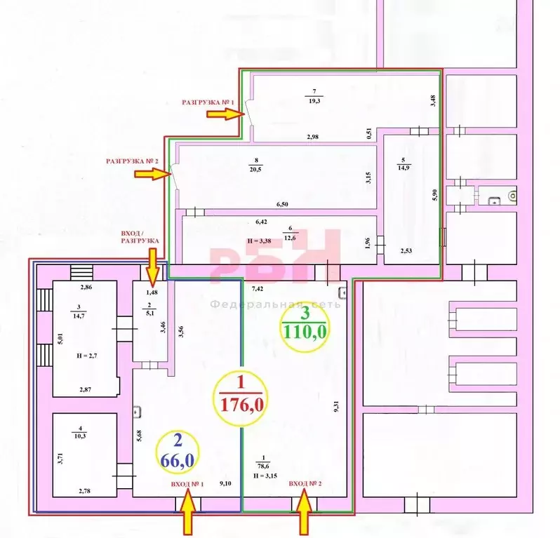 Торговая площадь в Свердловская область, Екатеринбург муниципальное ... - Фото 2