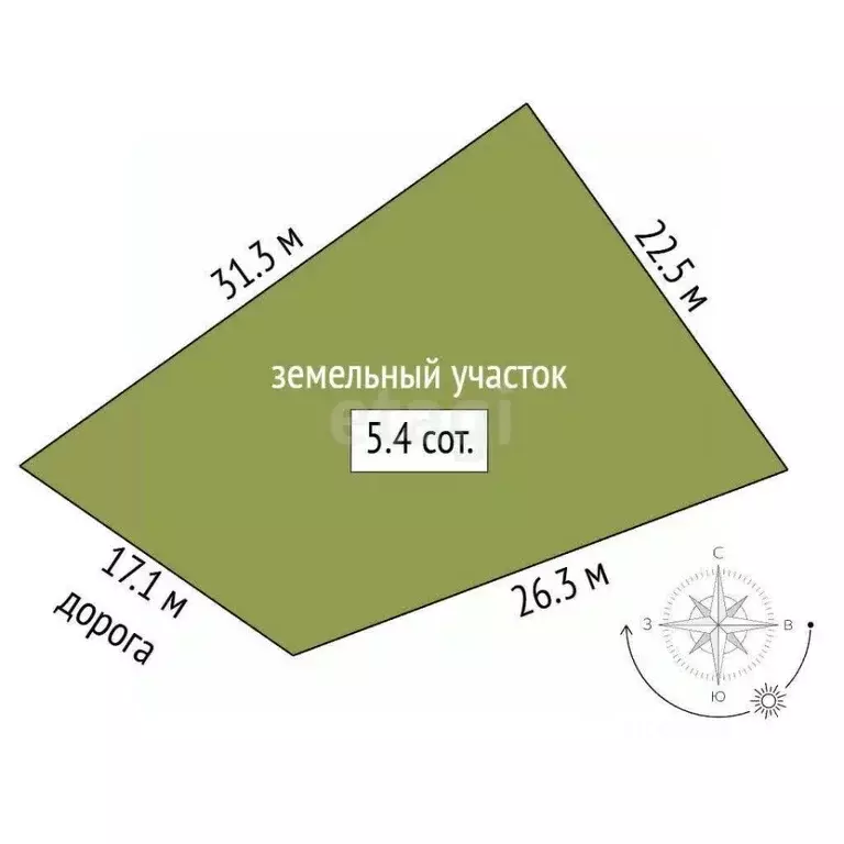 Участок в Крым, Феодосия ул. Анюнаса (5.38 сот.) - Фото 2