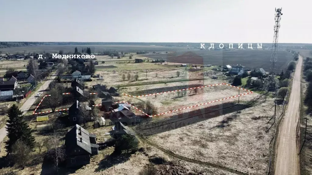 Участок в Ленинградская область, Волосовский район, Клопицкое с/пос, ... - Фото 2