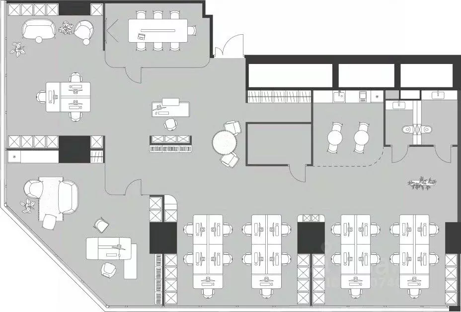 Офис в Москва 3-я Хорошевская ул., 18/2 (241 м) - Фото 1