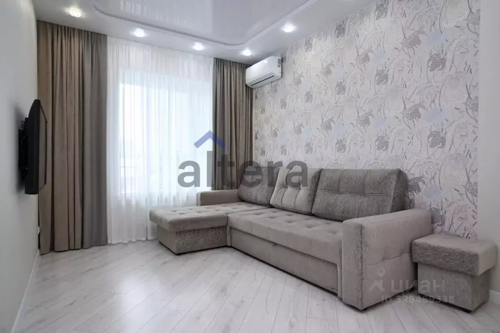 1-к кв. Татарстан, Казань ул. Николая Ершова, 66В (33.4 м) - Фото 1