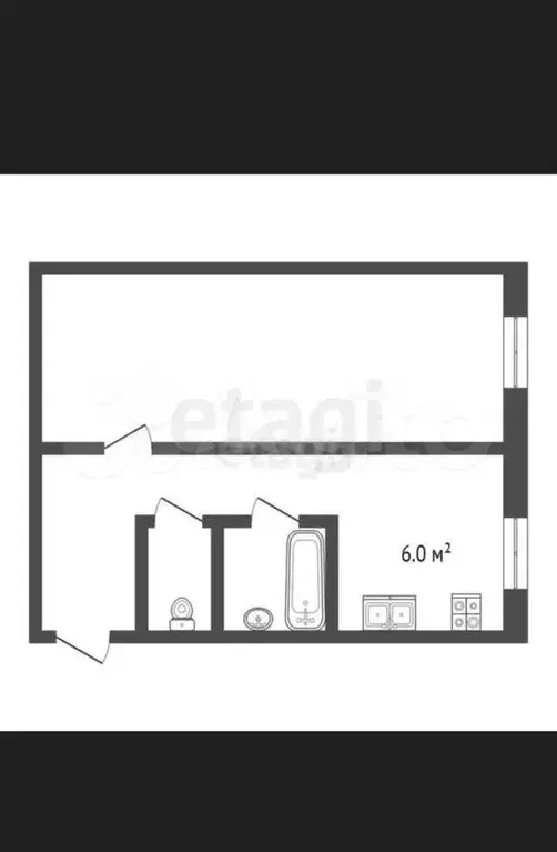 1-к. квартира, 32,1 м, 3/9 эт. - Фото 0