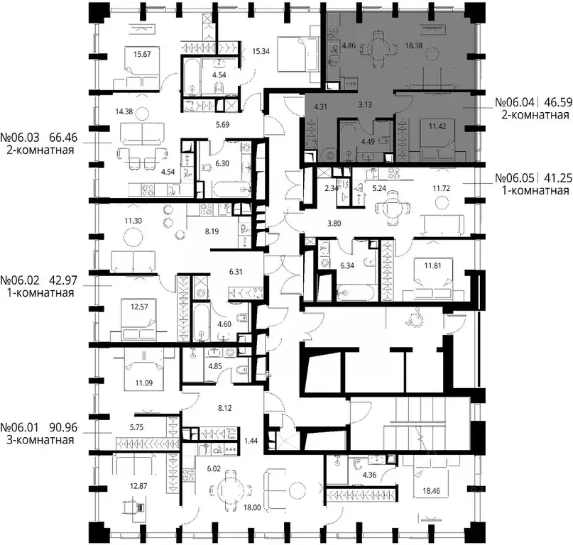 2-к кв. Москва Волоколамское ш., 95/1к10 (46.59 м) - Фото 1