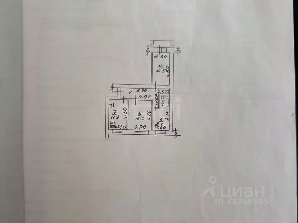 3-к кв. Липецкая область, Липецк просп. Победы, 19А (62.1 м) - Фото 2