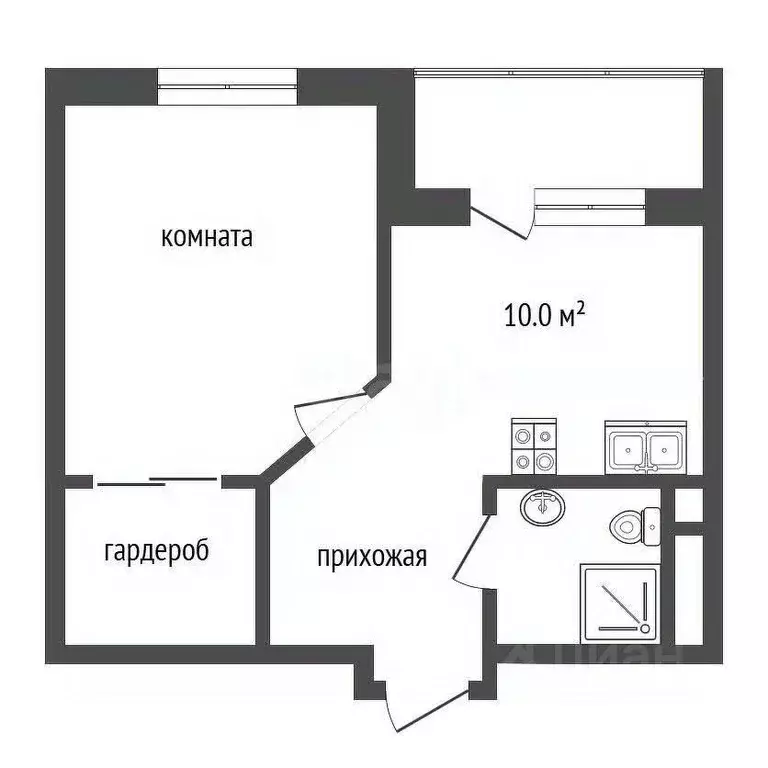 1-к кв. Москва Родниковая ул., 30к2 (39.5 м) - Фото 1