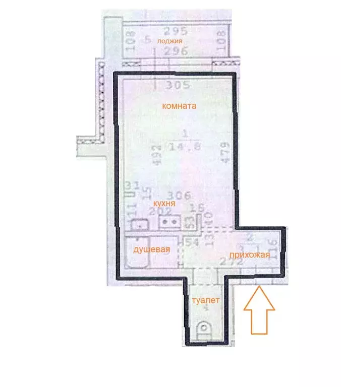 Квартира-студия: Екатеринбург, жилой район Вторчермет, Санаторная ... - Фото 1