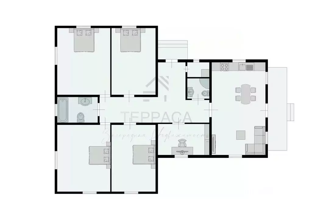 Дом в Ленинградская область, Выборгский район, Рощинское городское ... - Фото 1