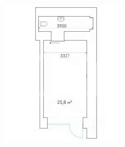 Помещение свободного назначения в Москва Денежный пер., 30 (27 м) - Фото 2