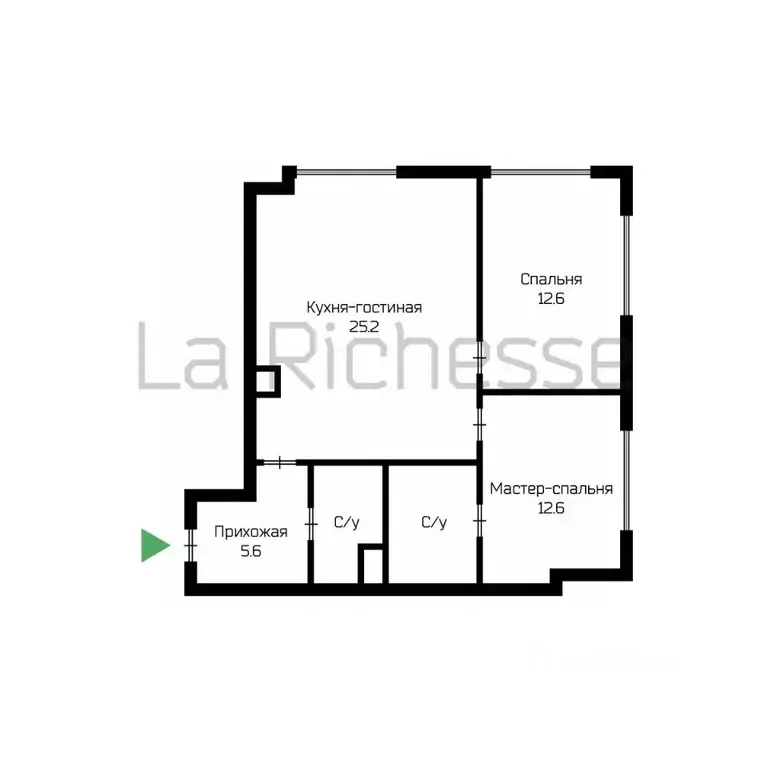 3-к кв. Москва ул. Архитектора Власова, 71к2 (64.0 м) - Фото 2