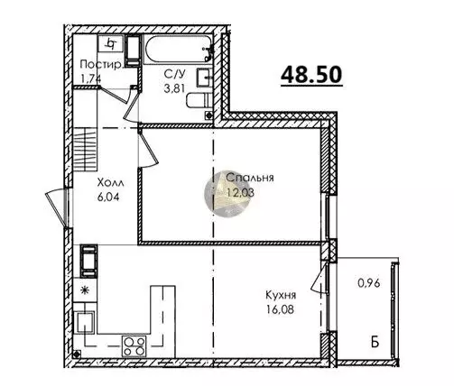1-комнатная квартира: Сестрорецк, Авиационная улица, 5к1 (44.7 м) - Фото 1