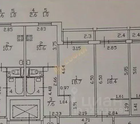 1-к кв. Санкт-Петербург просп. Науки, 79к3 (40.5 м) - Фото 2
