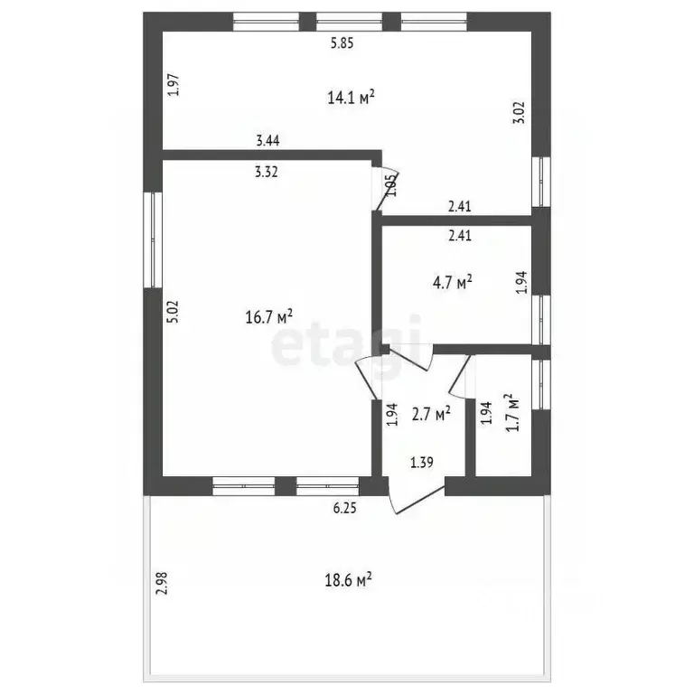 Дом в Тюменская область, Нижнетавдинский муниципальный округ, 7 озер ... - Фото 2