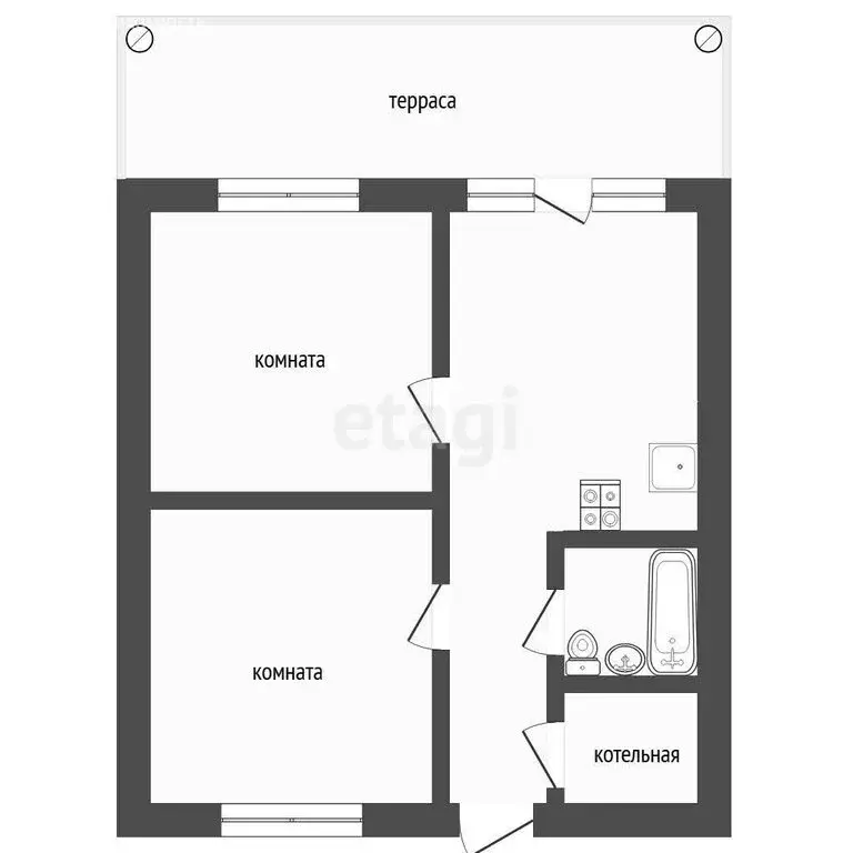 Дом в Тюменская область, Нижнетавдинский муниципальный округ, деревня ... - Фото 2