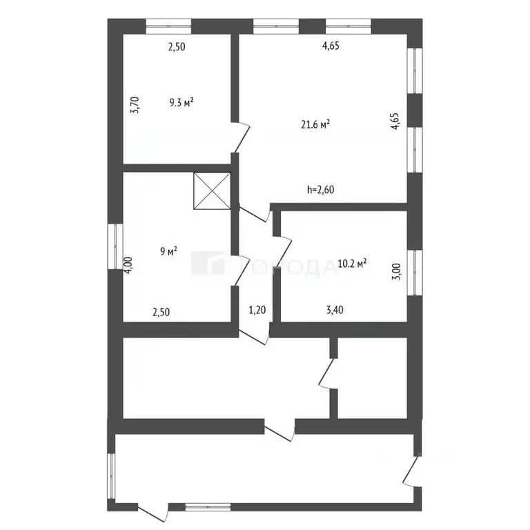 Дом в Кемеровская область, Прокопьевск Парковая ул., 157 (54 м) - Фото 2