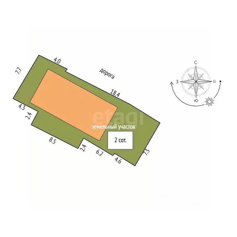 Дом в Ставропольский край, Кисловодск Октябрьская ул. (167 м) - Фото 2