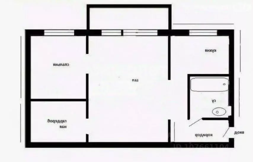 2-к кв. Липецкая область, Липецк ул. Космонавтов, 56/1 (46.0 м) - Фото 2