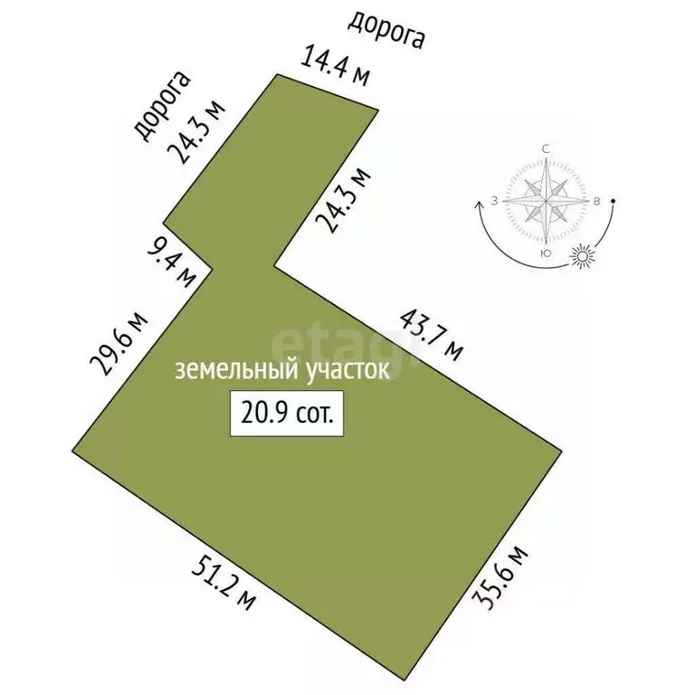 Участок в Кемеровская область, Кемерово ул. 2-я Камышинская (40.0 ... - Фото 2
