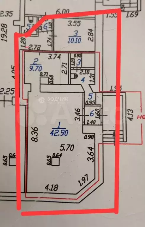 Продам помещение свободного назначения, 73.6 м - Фото 0