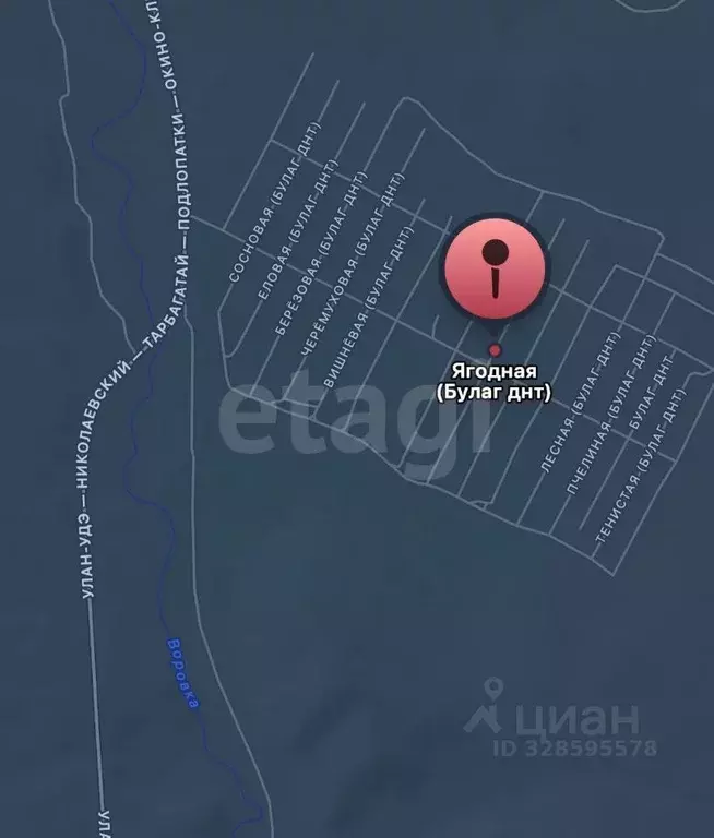 Участок в Бурятия, Тарбагатайский район, Заводское с/пос, Булаг ДНТ ... - Фото 2