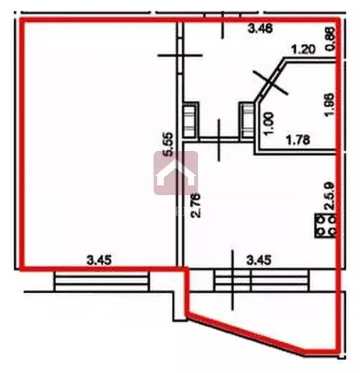 1-к кв. Саратовская область, Саратов ул. Имени К.Г. Уфимцева, 3Б (40.0 ... - Фото 2