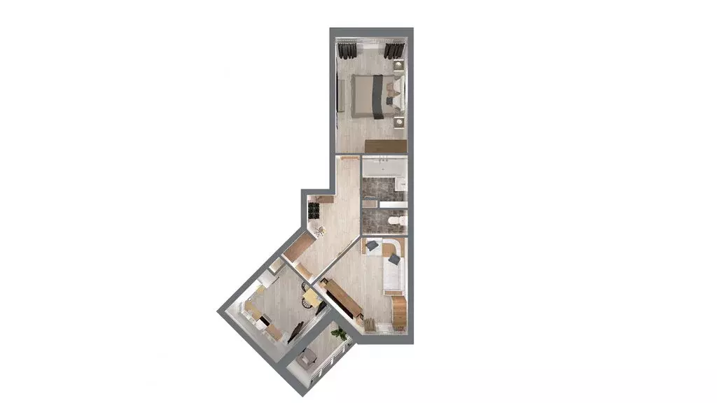 2-комнатная квартира: Владимир, Смоленская улица, 3А (54 м) - Фото 1