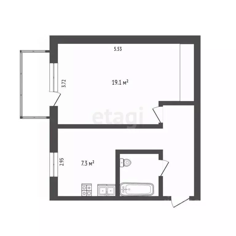 1-к кв. Камчатский край, Петропавловск-Камчатский Океанская ул., 40/1 ... - Фото 2