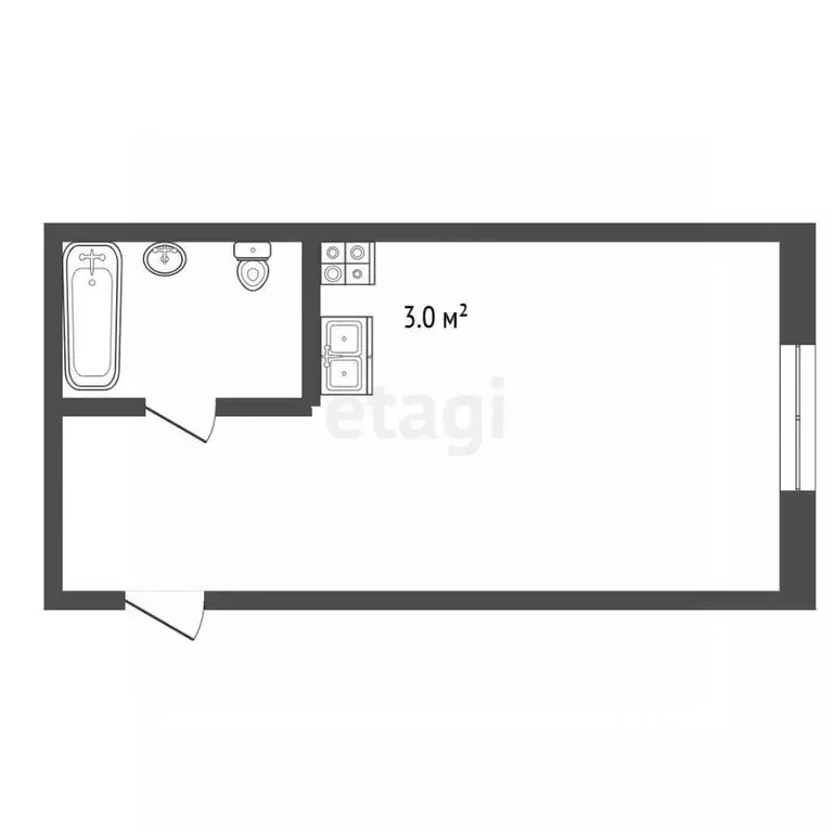 Студия Татарстан, Набережные Челны Цветочный бул., 11Б (13.4 м) - Фото 2