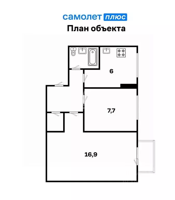 2-к кв. Свердловская область, Екатеринбург ул. Культуры, 14 (38.7 м) - Фото 1