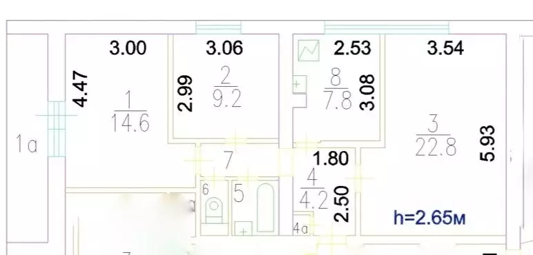 3-к кв. Москва ул. Академика Янгеля, 14К5 (70.0 м) - Фото 1