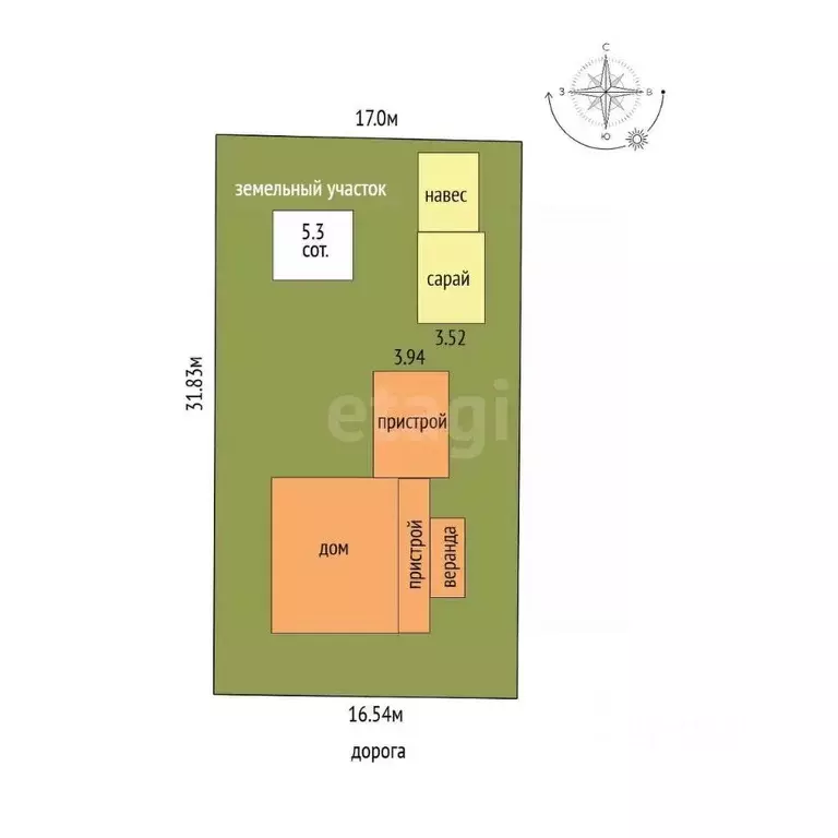 Дом в Тамбовская область, Знаменка рп ул. Флотская, 60 (75 м) - Фото 2