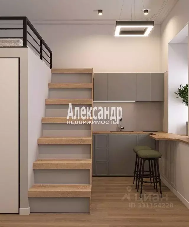 Студия Санкт-Петербург наб. Реки Фонтанки, 56 (22.0 м) - Фото 1