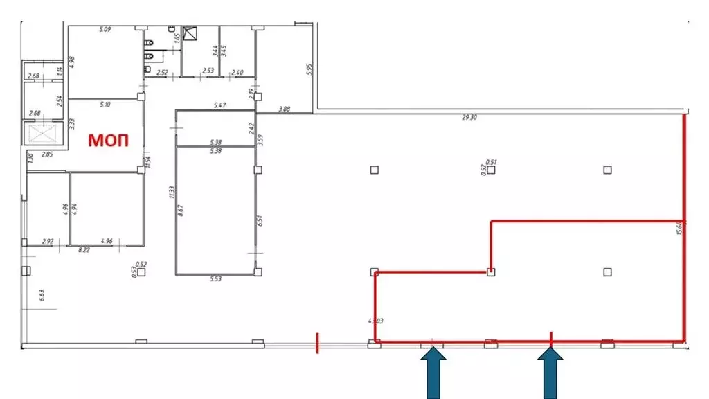 Торговая площадь (119.5 м) - Фото 1