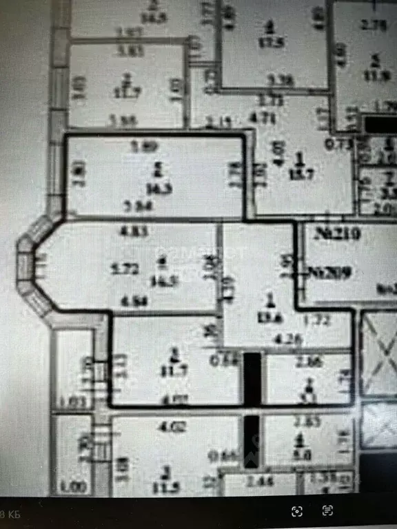 2-к кв. Липецкая область, Липецк ул. Артемова, 3А (63.0 м) - Фото 2