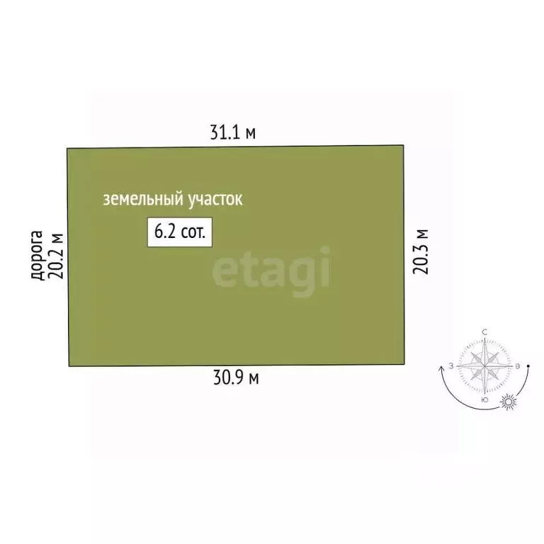 Участок в Крым, Симферопольский район, Николаевка пгт  (6.0 сот.) - Фото 2