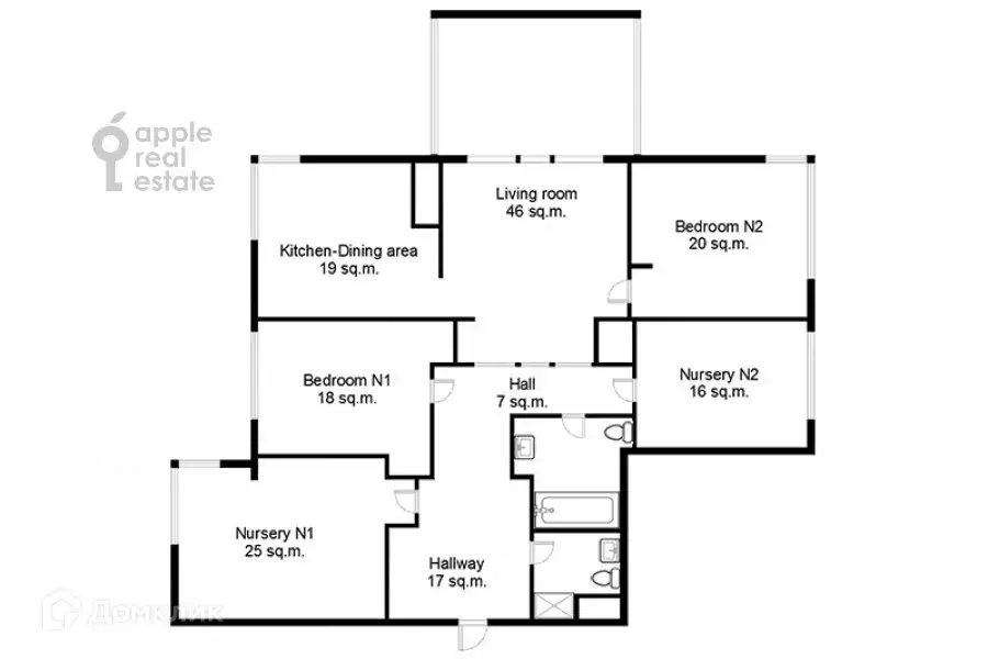 Продаётся 5-к квартира, 184 м - Фото 1